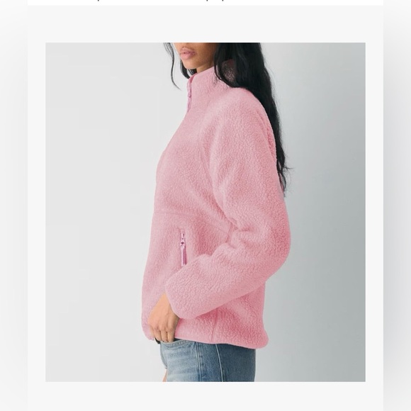 NWT Pink Fleece Sherpa Jacket-S - Picture 11 of 15